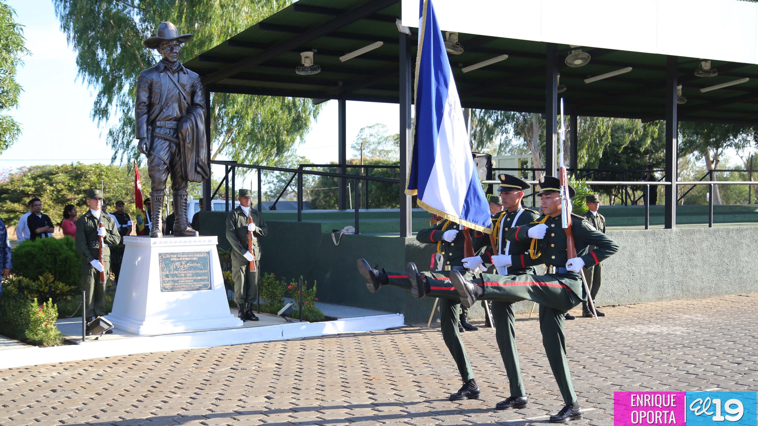 Ejército de Nicaragua rinde homenaje a Sandino a 80 años de su tránsito a la inmortalidad