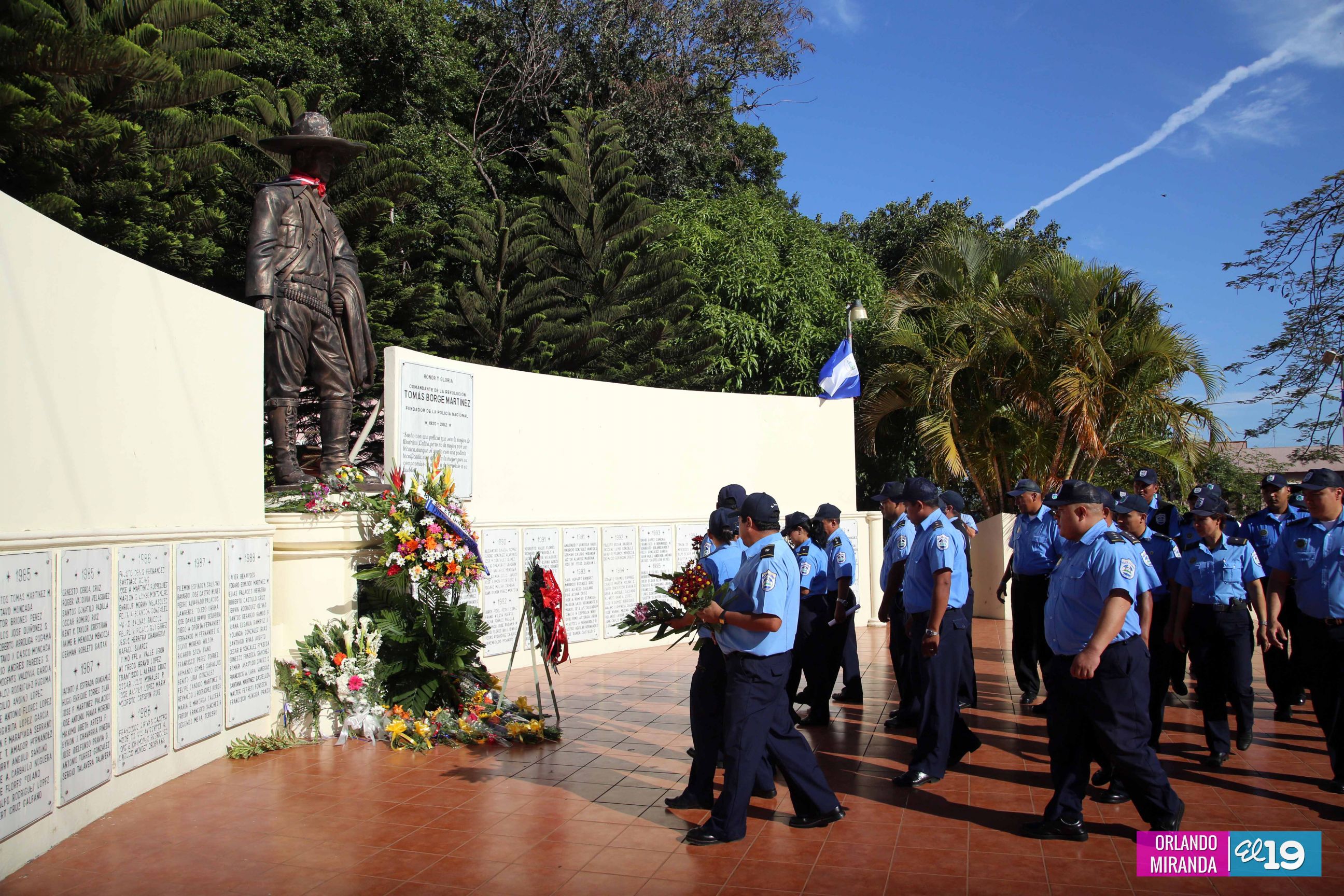 Policía Nacional rinde homenaje al General Sandino