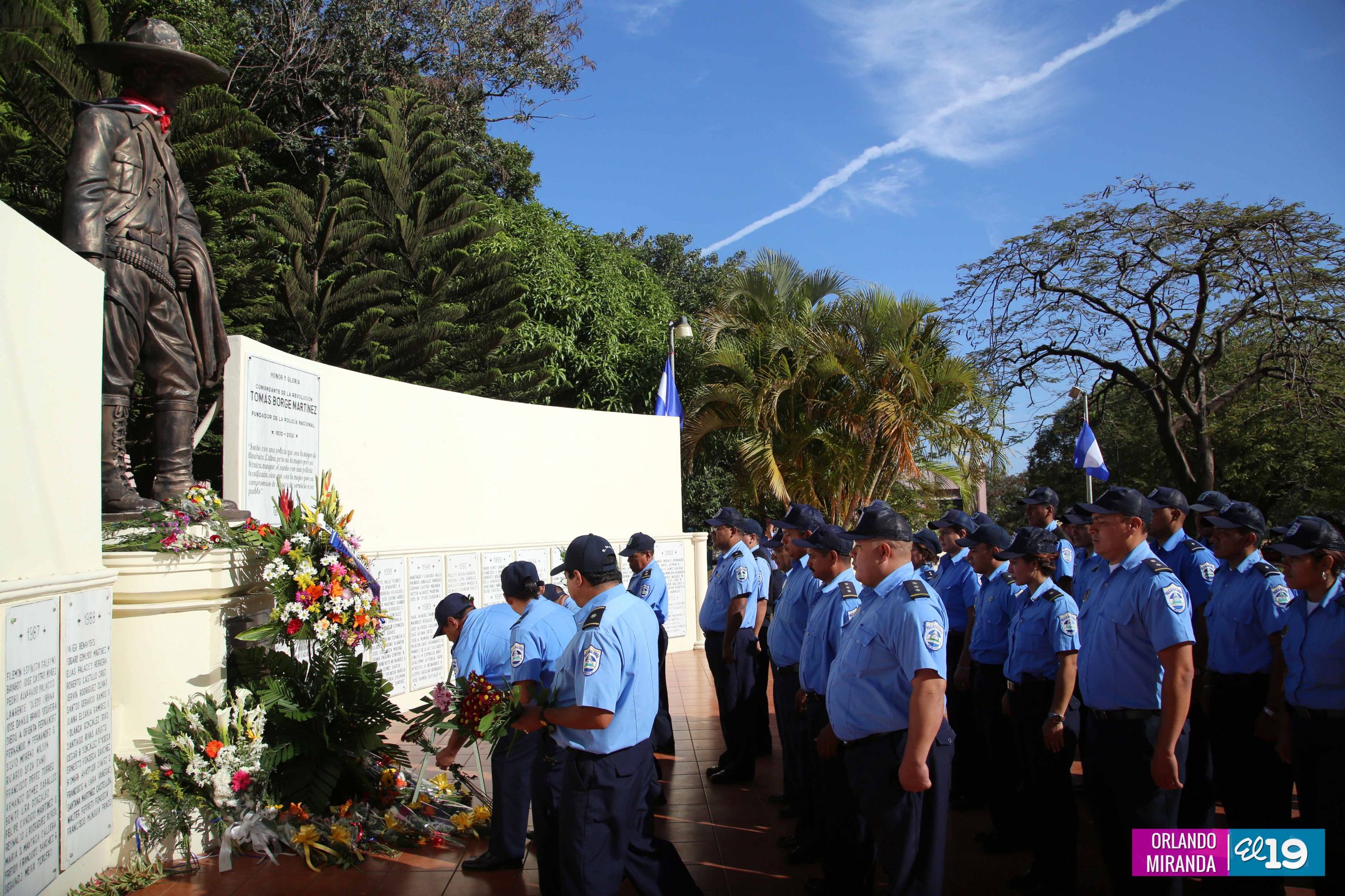 Policía Nacional rinde homenaje al General Sandino