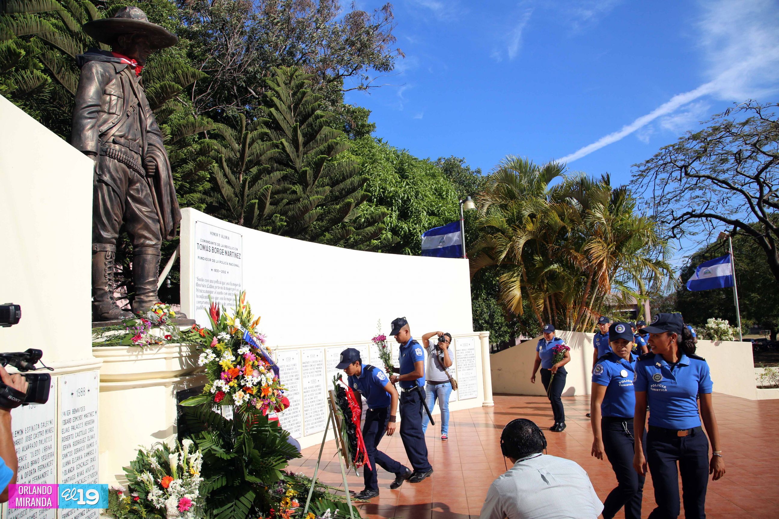 Policía Nacional rinde homenaje al General Sandino