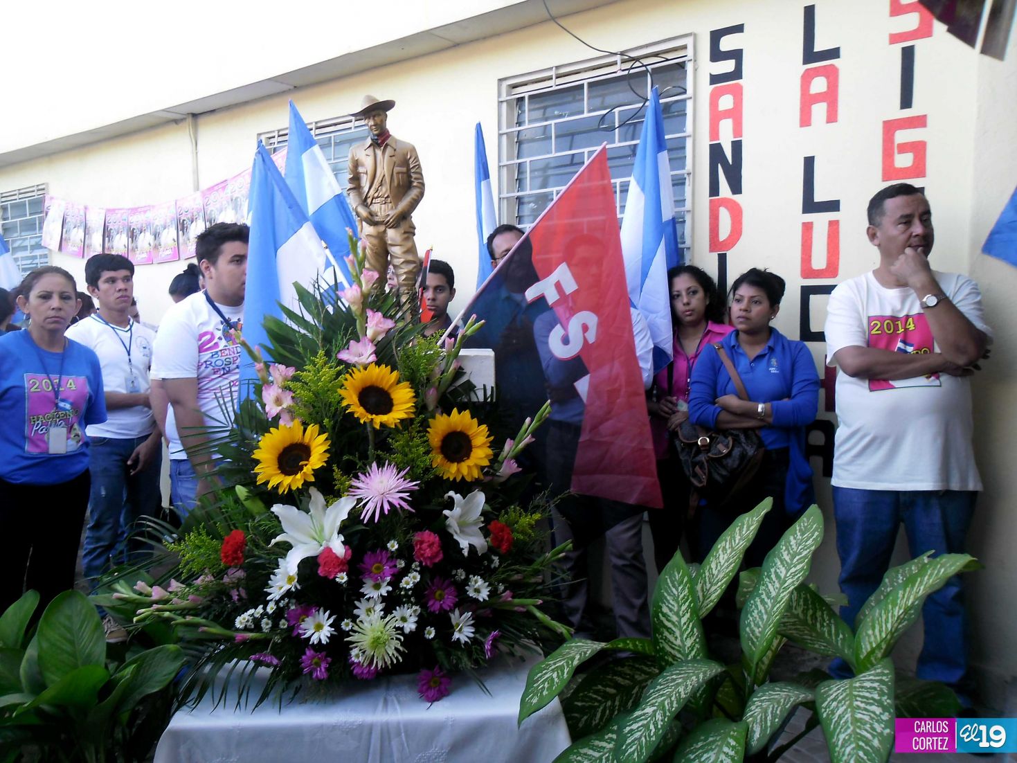 Instituciones conmemoran 80 años del tránsito a la inmortalidad de Sandino