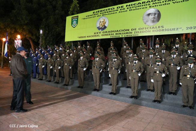 XXV Graduación del Centro Superior de Estudios Militares del Ejército de Nicaragua