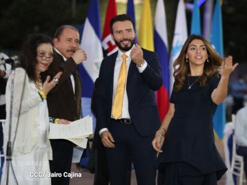 Embajadores presentan Cartas Credenciales al Presidente Daniel Ortega y a la Vicepresidenta Rosario Murillo