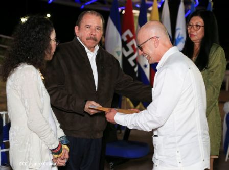 Embajadores presentan Cartas Credenciales al Presidente Daniel Ortega y a la Vicepresidenta Rosario Murillo