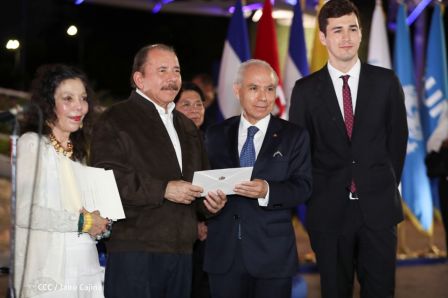 Embajadores presentan Cartas Credenciales al Presidente Daniel Ortega y a la Vicepresidenta Rosario Murillo
