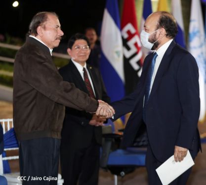 Embajadores presentan Cartas Credenciales al Presidente Daniel Ortega y a la Vicepresidenta Rosario Murillo