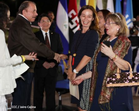 Embajadores presentan Cartas Credenciales al Presidente Daniel Ortega y a la Vicepresidenta Rosario Murillo