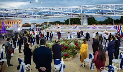 Embajadores presentan Cartas Credenciales al Presidente Daniel Ortega y a la Vicepresidenta Rosario Murillo