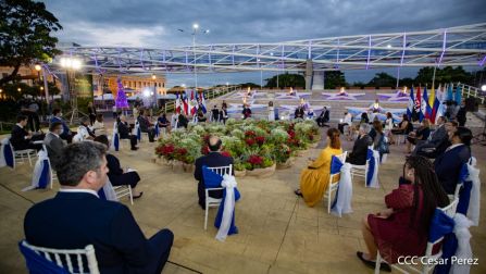 Embajadores presentan Cartas Credenciales al Presidente Daniel Ortega y a la Vicepresidenta Rosario Murillo