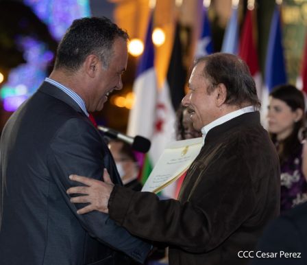 Embajadores presentan Cartas Credenciales al Presidente Daniel Ortega y a la Vicepresidenta Rosario Murillo