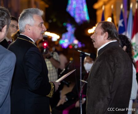 Embajadores presentan Cartas Credenciales al Presidente Daniel Ortega y a la Vicepresidenta Rosario Murillo