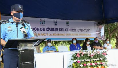 Jóvenes se gradúan  en Centro de Formación y Desarrollo Juventud de la Policía Nacional