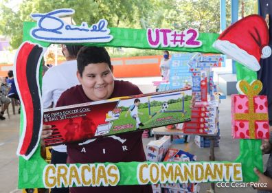 Niños continúan recibiendo juguetes en todo Nicaragua