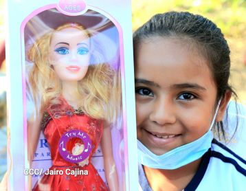 Niños continúan recibiendo juguetes en todo Nicaragua