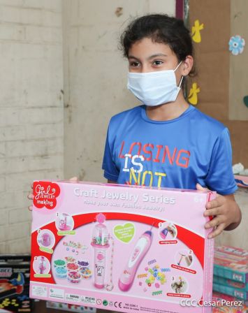 Niños continúan recibiendo juguetes en todo Nicaragua