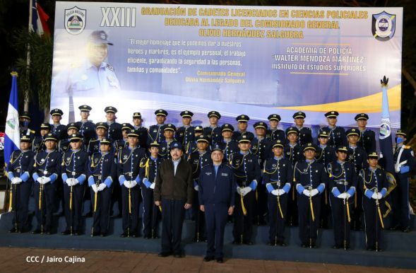 XXIII  graduación de cadetes de la Policía Nacional