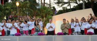 Daniel y Rosario en acto del 80 Aniversario del Tránsito a la Inmortalidad del General Augusto C. Sandino