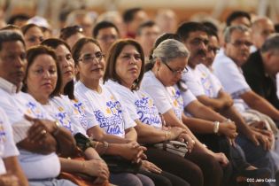 Daniel y Rosario en acto del 80 Aniversario del Tránsito a la Inmortalidad del General Augusto C. Sandino
