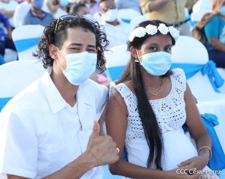 Cuatrocientas parejas se dieron el “Si… Acepto” en ocasión del Día del Amor y la Amistad