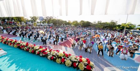 Cuatrocientas parejas se dieron el “Si… Acepto” en ocasión del Día del Amor y la Amistad