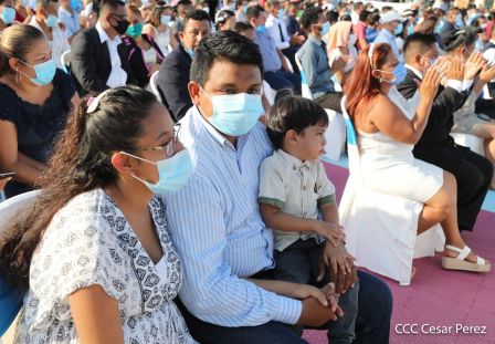 Cuatrocientas parejas se dieron el “Si… Acepto” en ocasión del Día del Amor y la Amistad