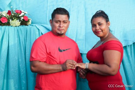 Cuatrocientas parejas se dieron el “Si… Acepto” en ocasión del Día del Amor y la Amistad