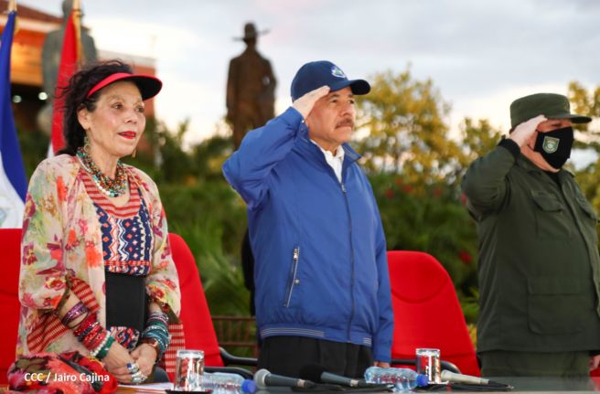  Acto de conmemoración del 87 aniversario del paso a la inmortalidad del General Augusto C. Sandino