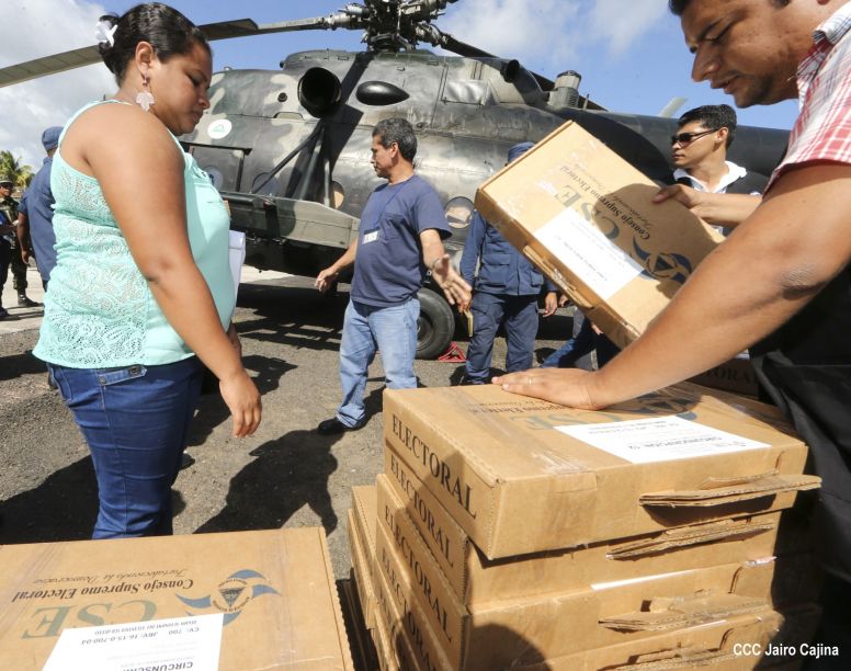 Arriba a la Costa Caribe material electoral
