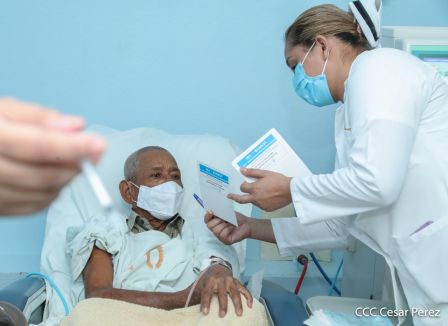 Primera jornada de vacunación voluntaria contra la Covid-19 en Nicaragua