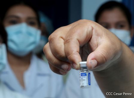 Primera jornada de vacunación voluntaria contra la Covid-19 en Nicaragua