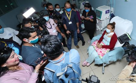 Primera jornada de vacunación voluntaria contra la Covid-19 en Nicaragua