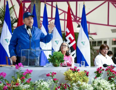 El Comandante Daniel Ortega y la Compañera Rosario Murillo presidieron acto en ocasión del Día Internacional de la Mujer
