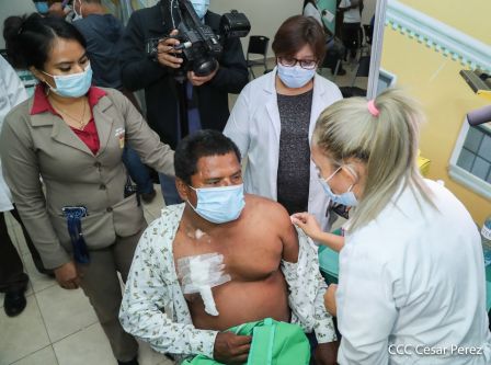  Nicaragua: Jornada de vacunación voluntaria contra el covid 19 no se detiene
