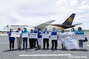 Nicaragua recibió 135 mil dosis de Covishield producida en India