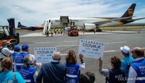 Nicaragua recibió 135 mil dosis de Covishield producida en India
