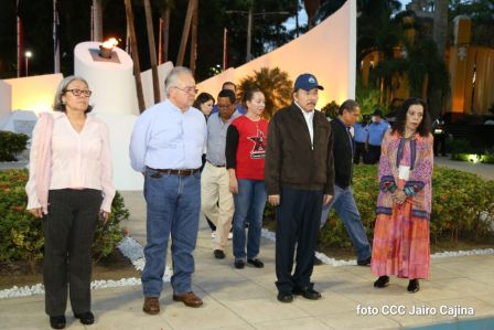 Homenaje al Comandante Tomás Borge y acto del Día Internacional de los Trabajadores