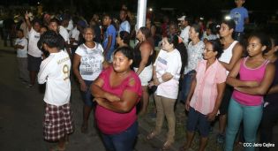 Familias de Blufields celebran victoria FSLN en la Costa Caribe