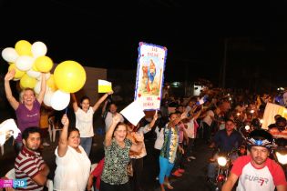Pueblo de Nicaragua recibe a Su Eminencia el Cardenal Leopoldo Brenes