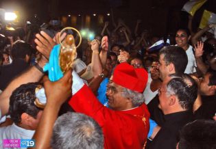 Con mucho regocijo fieles católicos reciben a Cardenal Brenes en Catedral de Managua