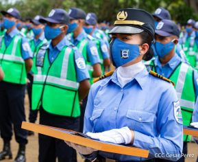 Acto de clausura del Primer Curso Básico de Policía del año 2021