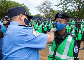 Acto de clausura del Primer Curso Básico de Policía del año 2021