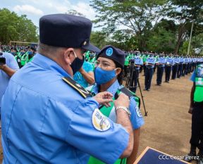 Acto de clausura del Primer Curso Básico de Policía del año 2021