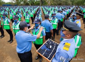 Acto de clausura del Primer Curso Básico de Policía del año 2021