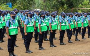 Acto de clausura del Primer Curso Básico de Policía del año 2021