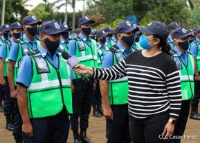 Acto de clausura del Primer Curso Básico de Policía del año 2021