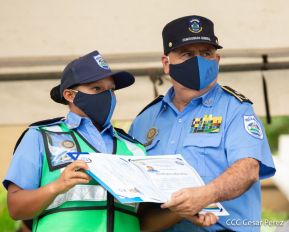 Acto de clausura del Primer Curso Básico de Policía del año 2021