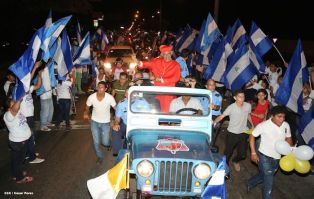 Presidente Daniel y Compañera Rosario reciben a Su Eminencia Cardenal Leopoldo Brenes