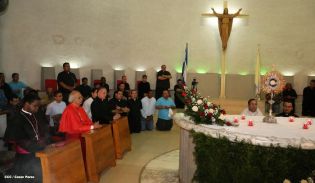 Presidente Daniel y Compañera Rosario reciben a Su Eminencia Cardenal Leopoldo Brenes