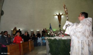 Presidente Daniel y Compañera Rosario reciben a Su Eminencia Cardenal Leopoldo Brenes