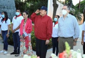 Acto del 85 aniversario del natalicio del Comandante Carlos Fonseca Amador 